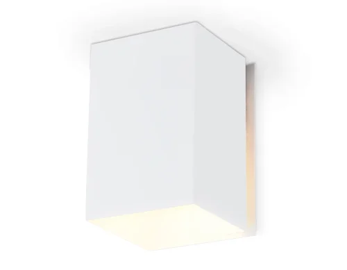 Светильник накладной TN5111 Ambrella light белый 1 лампа, основание белое в стиле современный хай-тек квадратный