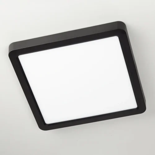 Светильник потолочный LED DIMM Бейсик CL738K181V Citilux белый 1 лампа, основание чёрное в стиле современный хай-тек квадратный фото 5
