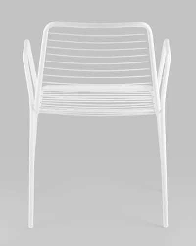 Стул с подлокотниками Дели металл белый УТ000039264 Stool Group, /, ножки//, размеры - *805***605*595 фото 3