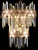 Бра LED Debora WE104.01.301 Wertmark прозрачный 1 лампа, основание золотое в стиле современный 