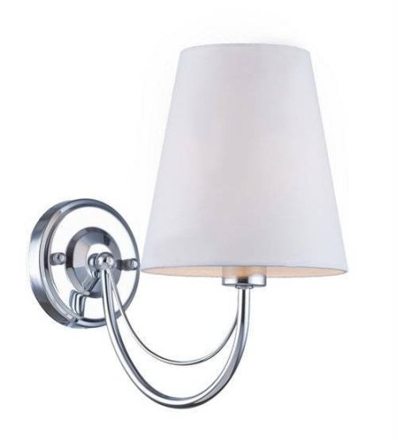 Бра Macerata E 2.1.1 N Arti Lampadari белый на 1 лампа, основание никель в стиле современный 