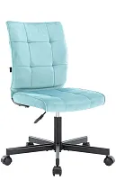 Операторское кресло EP-300 Ткань Бирюзовый EP 300 Fabric Turquoise Everprof, голубой/ткань, ножки//, размеры - 840*955***430*