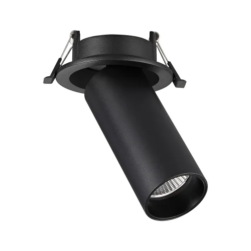 Светильник точечный LED ST759.438.07 ST-Luce на 1 лампу, основание чёрное в стиле современный трубочки