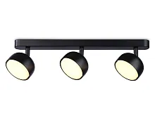 Спот с 3 лампами TN71018 Ambrella light чёрный GX53 в стиле современный хай-тек 