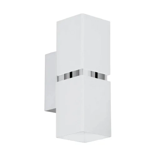 Бра LED PASSA 95377 Eglo белый на 2 лампы, основание белое серое хром в стиле минимализм современный Бра LED PASSA 95377 Eglo белый на 2 лампы, основание белое серое хром в стиле минимализм современный