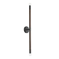 Бра Cork SL6226.401.02 ST-Luce без плафона на 2 лампы, основание чёрное коричневое в стиле минимализм каскад