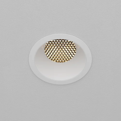 Светильник точечный LED Dip DL117-15W-3K-W Maytoni белый на 1 лампу, основание белое в стиле современный хай-тек круглый фото 11