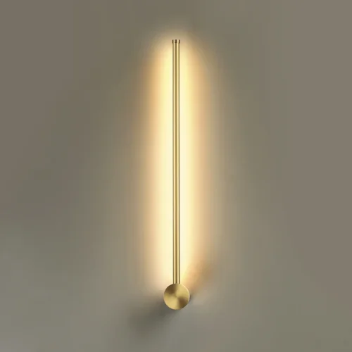 Бра LED Fillini 4335/12WG Odeon Light золотой на 1 лампа, основание золотое в стиле минимализм хай-тек отражённый свет фото 4