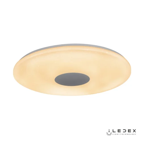Светильник потолочный LED с пультом Jupiter 60W-Brilliant-Entire iLedex белый 1 лампа, основание белое в стиле модерн хай-тек с пультом фото 2