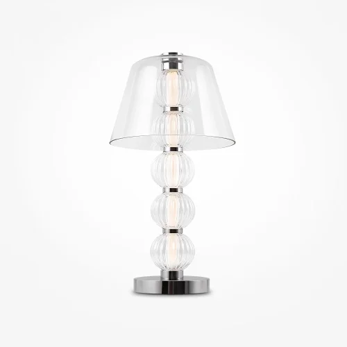 Настольная лампа LED Amulet MOD555TL-L9CH4K Maytoni прозрачная 1 лампа, основание хром металл в стиле современный хай-тек  фото 3