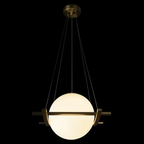 Светильник подвесной Swing 10424/250 LOFT IT белый на 1 лампу, основание бронзовое в стиле современный фото 2