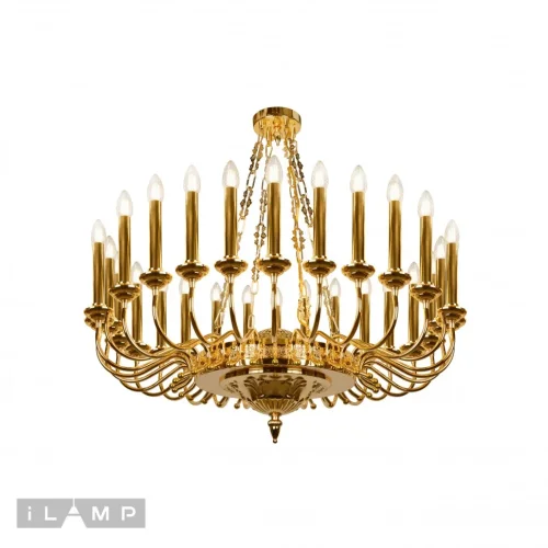 Люстра потолочная Лоувре (Louvre) MD8551-30 GD iLamp без плафона на 30 ламп, основание золотое в стиле современный американский Люстра потолочная Лоувре (Louvre) MD8551-30 GD iLamp без плафона на 30 ламп, основание золотое в стиле современный американский