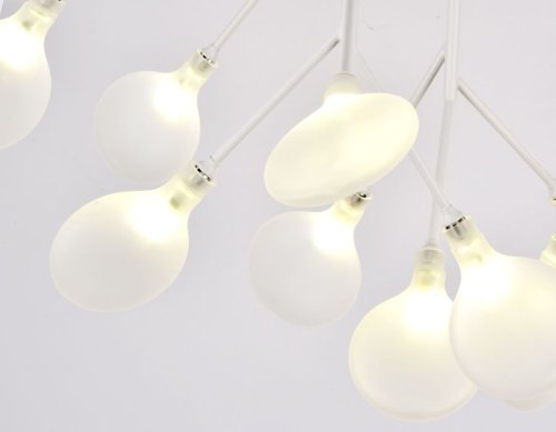 Люстра потолочная TR3011 Ambrella light белая на 27 ламп, основание белое в стиле современный  фото 7