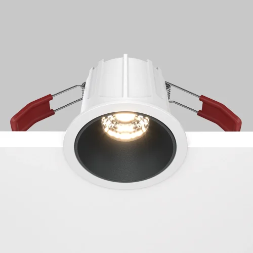Светильник точечный Alfa LED DL043-01-10W3K-D-RD-WB Maytoni белый чёрный 1 лампа, основание белое чёрное в стиле современный  фото 5
