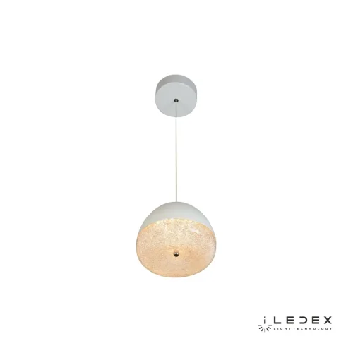 Светильник подвесной LED Flake WLD8885-1 WH iLedex белый 1 лампа, основание белое в стиле современный хай-тек  фото 2