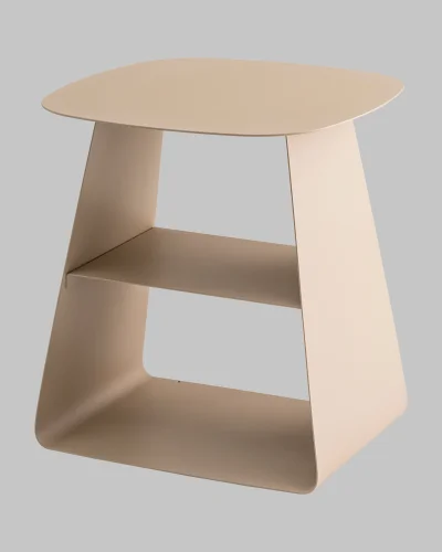 Журнальный столик Leyre, металл, серый УТ000040308 Stool Group столешница серая из металл фото 3