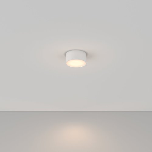 Светильник накладной LED Zon C032CL-12W3K-RD-W Maytoni белый 1 лампа, основание белое в стиле современный  фото 2