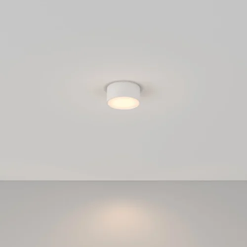 Светильник накладной LED Zon C032CL-12W3K-RD-W Maytoni белый 1 лампа, основание белое в стиле современный  фото 2
