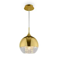 Светильник подвесной Fermi P140-PL-110-1-G Maytoni золотой 1 лампа, основание золотое в стиле современный 