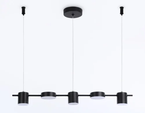 Светильник подвесной LED FL51681 Ambrella light чёрный 1 лампа, основание чёрное в стиле современный хай-тек  фото 6