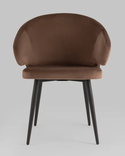Стул с подлокотниками Codo велюр коричневый УТ000039138 Stool Group, /, ножки//, размеры - *790***620*570 фото 7