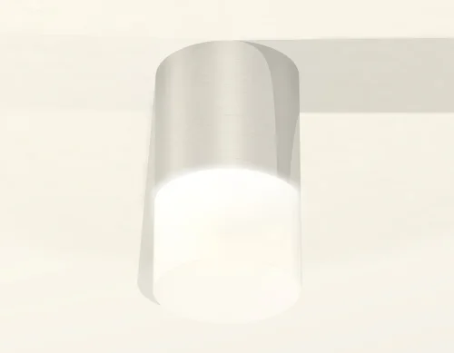 Светильник накладной Techno spot XS6305022 Ambrella light белый 1 лампа, основание серебряное в стиле современный круглый фото 3