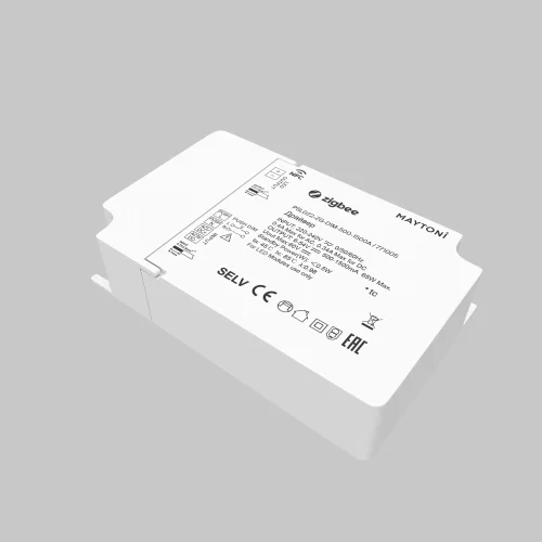 Источник тока Zigbee 500-1500 mA 771005 Maytoni на 1 , основание белое в стиле фото 2