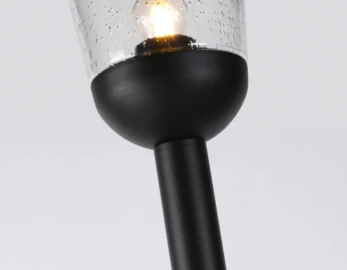 Парковый светильник ST2092 Ambrella light уличный IP54 чёрный 1 лампа, плафон прозрачный в стиле хай-тек современный E27 фото 3