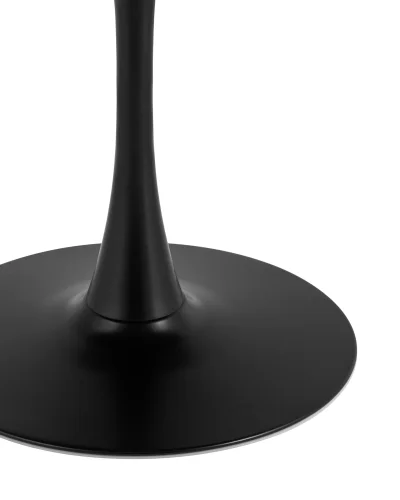 Стол Tulip, 100х100, черный УТ000036059 Stool Group столешница чёрная из мдф фото 3