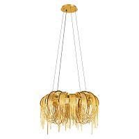 Люстра подвесная Volver 10404/650 GD LOFT IT золотая на 5 ламп, основание золотое в стиле арт-деко цепочки Люстра подвесная Volver 10404/650 GD LOFT IT золотая на 5 ламп, основание золотое в стиле арт-деко цепочки