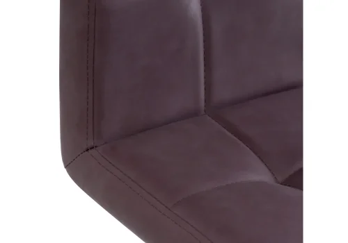 Барный стул Paskal brown 11880 Woodville, коричневый/искусственная кожа, ножки/металл/хром, размеры - *1120***450*470 фото 8