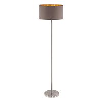 Торшер Maserlo 95172 Eglo  коричневый 1 лампа, основание матовое никель в стиле современный
