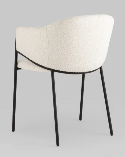 Стул Brace букле белый УТ000039131 Stool Group, /, ножки//, размеры - *780***560*560 фото 4