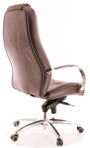 Кресло руководителя Drift Lux M Экокожа Коричневый EC-331-1 PU Brown Everprof, шоколад коричневый/экокожа, ножки//, размеры - 1200*1280***630* фото 2