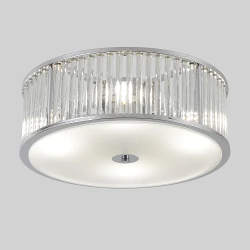 Светильник потолочный AVENUE PL4 CHROME Crystal Lux прозрачный на 4 лампы, основание хром в стиле классический современный фото 5