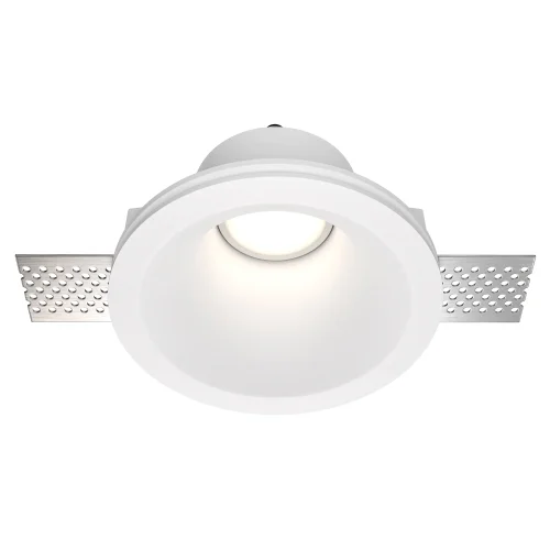 Светильник точечный Gyps DL002-1-01-W Maytoni белый 1 лампа, основание белое в стиле современный 
