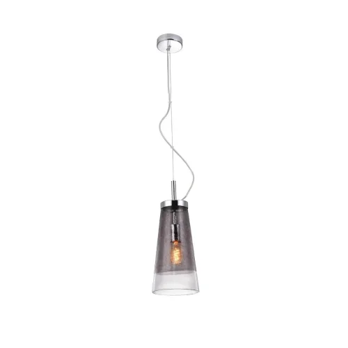 Светильник подвесной Avoria VL5212P11 Vele Luce серый прозрачный на 1 лампу, основание хром в стиле современный фото 3
