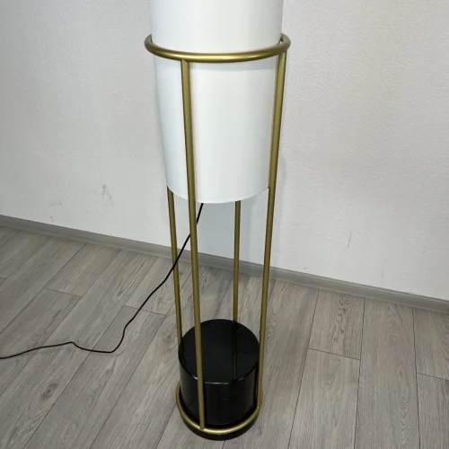 Торшер Delfino 157012-22 ImperiumLoft  белый 1 лампа, основание чёрное золотое в стиле современный
 фото 14