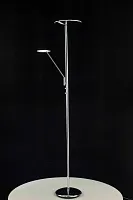 Торшер напольный LED Дискус CL802001 Citilux для чтения хром серый 1 лампа, основание серое хром в стиле современный
