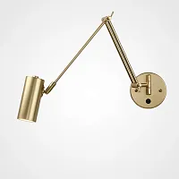 Настенный светильник FREDLY A Brass 219735-23 ImperiumLoft латунь на 1 лампу, основание латунь в стиле современный 