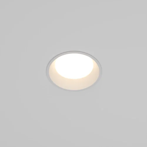 Светильник точечный LED Okno DL055-8W3-4-6K-W Maytoni белый на 1 лампу, основание белое в стиле хай-тек современный фото 3