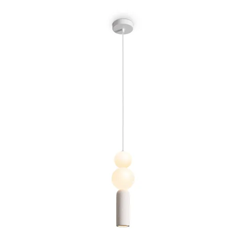 Светильник подвесной LED Shapes FR5530PL-L12W Freya белый на 1 лампу, основание белое в стиле современный 