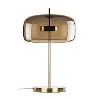 Настольная лампа LED Dauphin 10040T/B LOFT IT янтарная 1 лампа, основание бронзовое металл в стиле современный 