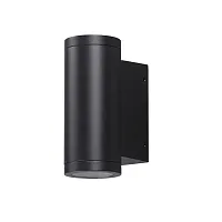 Настенный светильник уличный LED Long 7071/15WL Odeon Light уличный IP65 чёрный на 1 лампу, плафон чёрный в стиле минимализм LED
