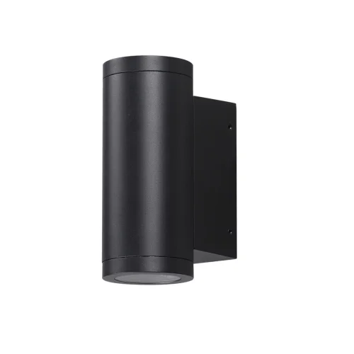 Настенный светильник уличный LED Long 7071/15WL Odeon Light уличный IP65 чёрный на 1 лампу, плафон чёрный в стиле минимализм LED