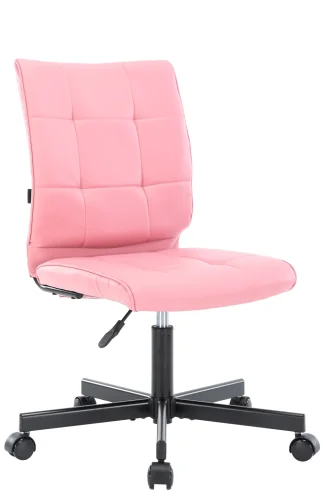 Операторское кресло EP-300 Экокожа Розовый EP 300 PU Pink Everprof, розовый/экокожа, ножки//, размеры - 840*955***430*