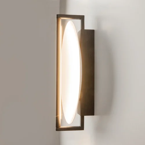 Бра LED Mira MOD279WL-L14B3K Maytoni белый чёрный на 1 лампу, основание чёрное белое в стиле современный отражённый свет фото 12