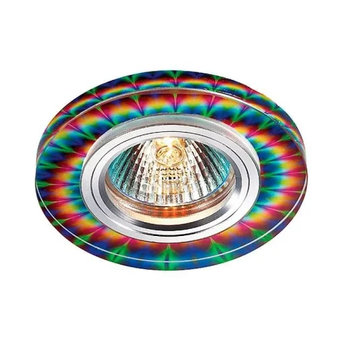 Светильник точечный GX5.3 RAINBOW 369911 Novotech разноцветный 1 лампа, основание серое в стиле современный 