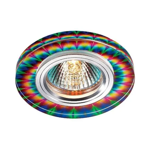 Светильник точечный GX5.3 RAINBOW 369911 Novotech разноцветный на 1 лампу, основание серое в стиле современный 