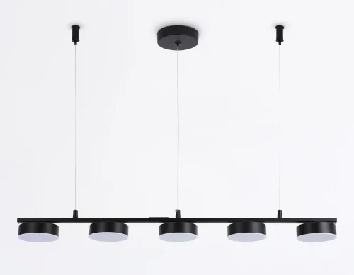 Светильник подвесной LED FL51734 Ambrella light чёрный 1 лампа, основание чёрное в стиле современный хай-тек  фото 6